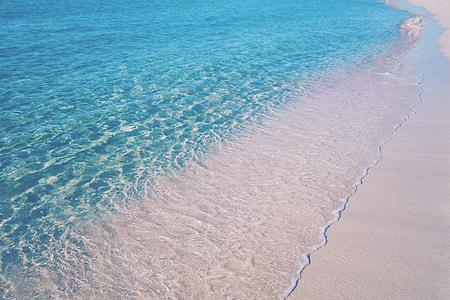 aerial view of bodies of water near seashore thumbnail