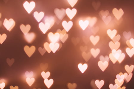 bookeh photography of heart lights thumbnail