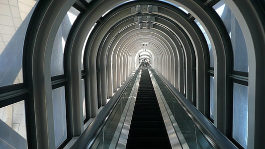 tunnel with glass wall thumbnail