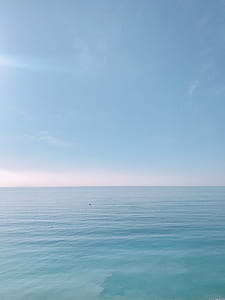 ocean, horizon, seascape, boat thumbnail