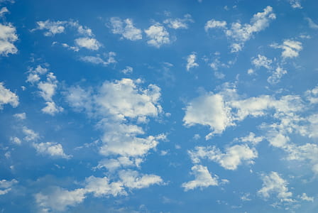 white clouds and blue sky at daytime thumbnail