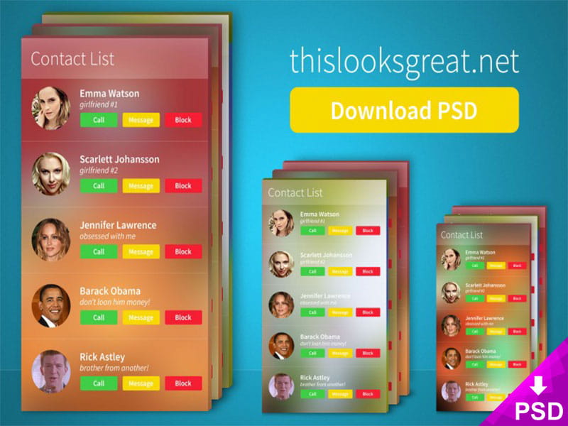 App Mockup psd file