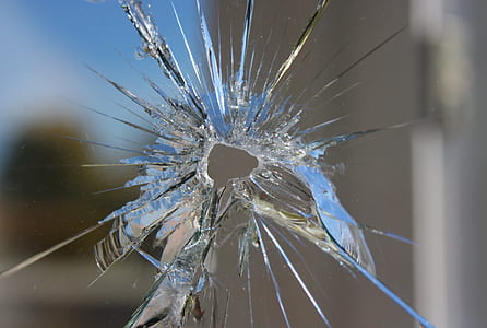 broken clear glass wall thumbnail