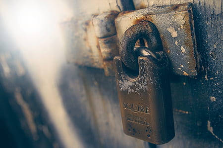 brown Square padlock thumbnail