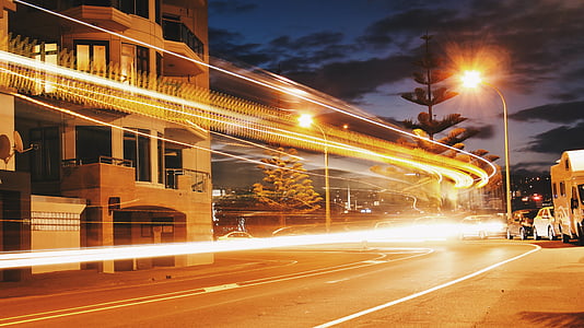 time lapse photography of cars thumbnail