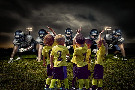 group of toddler standing on green lawn thumbnail