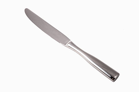 gray stainless steel bread knife thumbnail