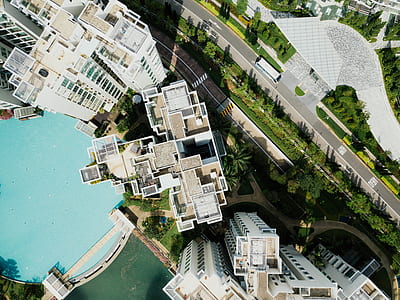 aerial photo of buildings thumbnail