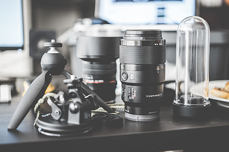 Workdesk Mess and Professional Photography Gear thumbnail
