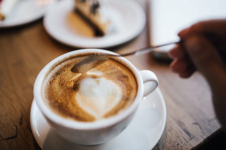 Cup of coffee in coffee shop thumbnail