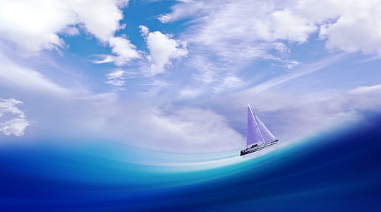 sailboat on ocean during daytime thumbnail