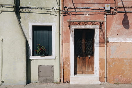 closed door near closed window thumbnail