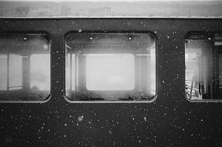 empty train during winter thumbnail
