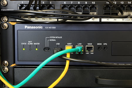 black Panasonic KX-N5100D ethernet modem thumbnail