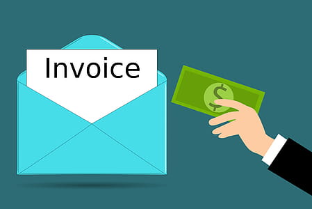 Illustration of paying an invoice. thumbnail
