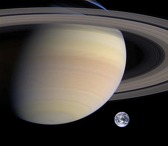 Comparison of Saturn and Earth thumbnail