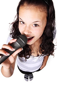 woman holding microphone thumbnail
