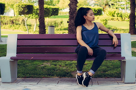 bench, fashion, person, woman thumbnail