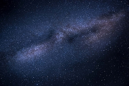 Milky Way galaxy stars in night sky thumbnail