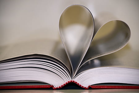 book leafs folded into heart thumbnail