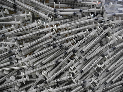pile of white syringes thumbnail