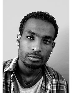 grayscale photography of man thumbnail