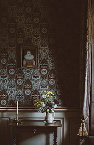 room, old, vintage, wallpaper thumbnail