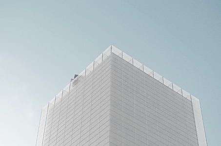 architectural photography of white high-rise building thumbnail
