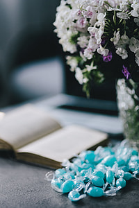 Book and blue candy thumbnail