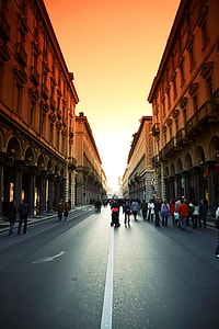 Streets of Turin during Sunset thumbnail