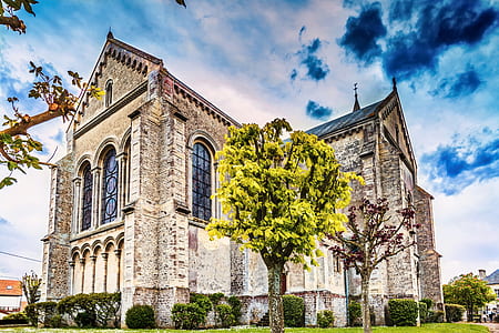 low-angle photography of cathedral thumbnail