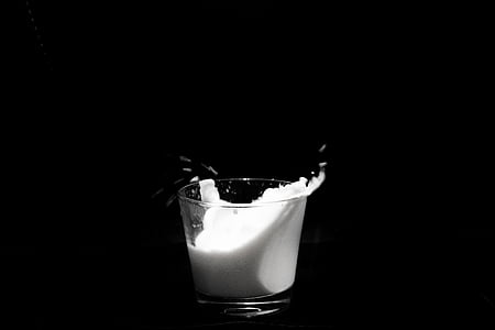 shallow focus photography of clear shot glass thumbnail