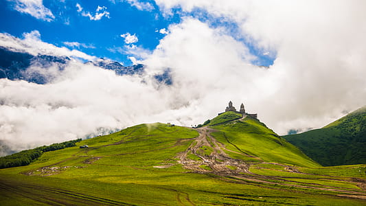 Green Mountain Under Clear Blue Sky thumbnail