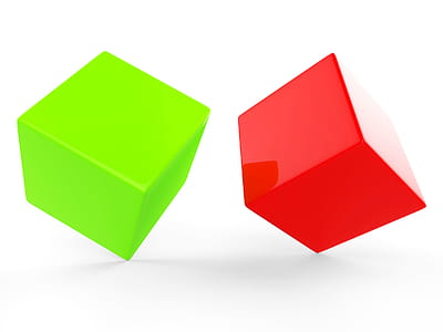 Dice Blocks Indicating Empty Space And Blank thumbnail