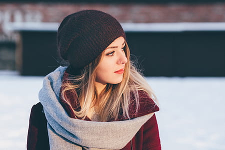 woman wearing black beanie thumbnail