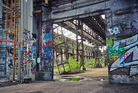 gray and brown warehouse interior at daytime thumbnail