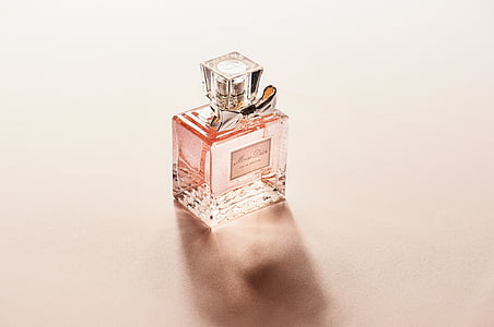 pink glass perfume bottle thumbnail