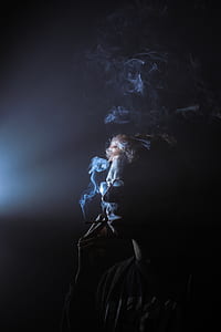 man puffing a cigarette thumbnail