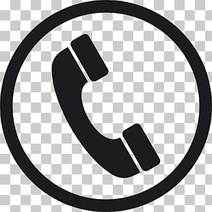 Telephone Icon, Phone File, round black telephone logo PNG clipart