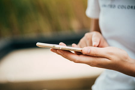 person, hands, iphone, smartphone thumbnail