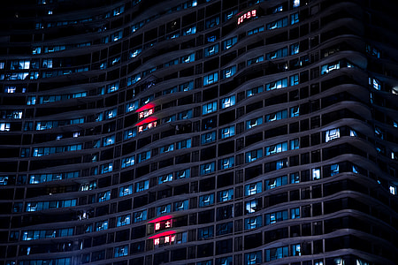 black and blue concrete building thumbnail