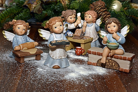 cherub ceramic figurines thumbnail