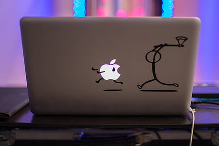 lights, apple, desk, laptop thumbnail