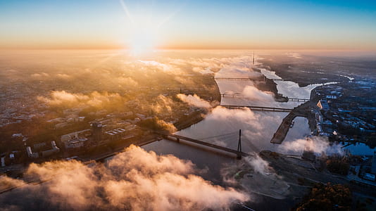 aerial photo of city skyline during daytime thumbnail