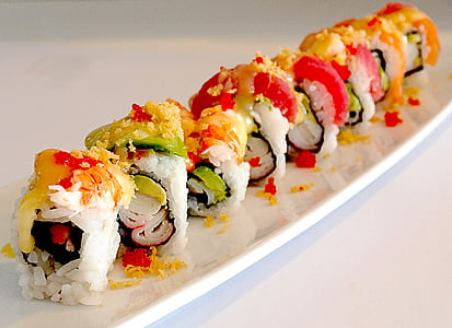 sushi on plate thumbnail