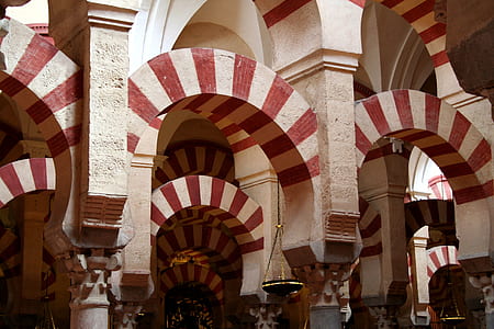 white and red concrete arch thumbnail
