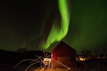 Time Lapse Photo of Aurora Borealis thumbnail
