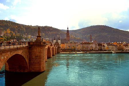 brick arch bridge overlooking mountain thumbnail