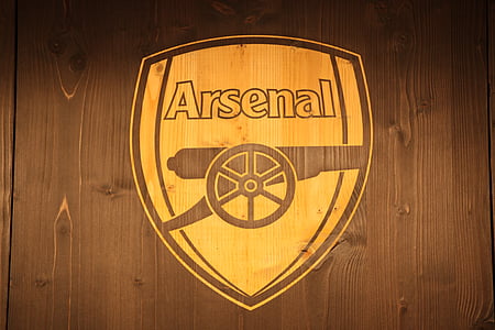 brown Arsenal painted board decor thumbnail