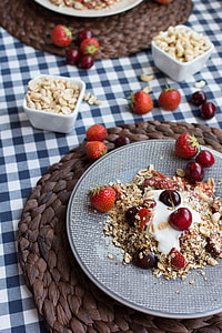Healthy granola with cherries thumbnail
